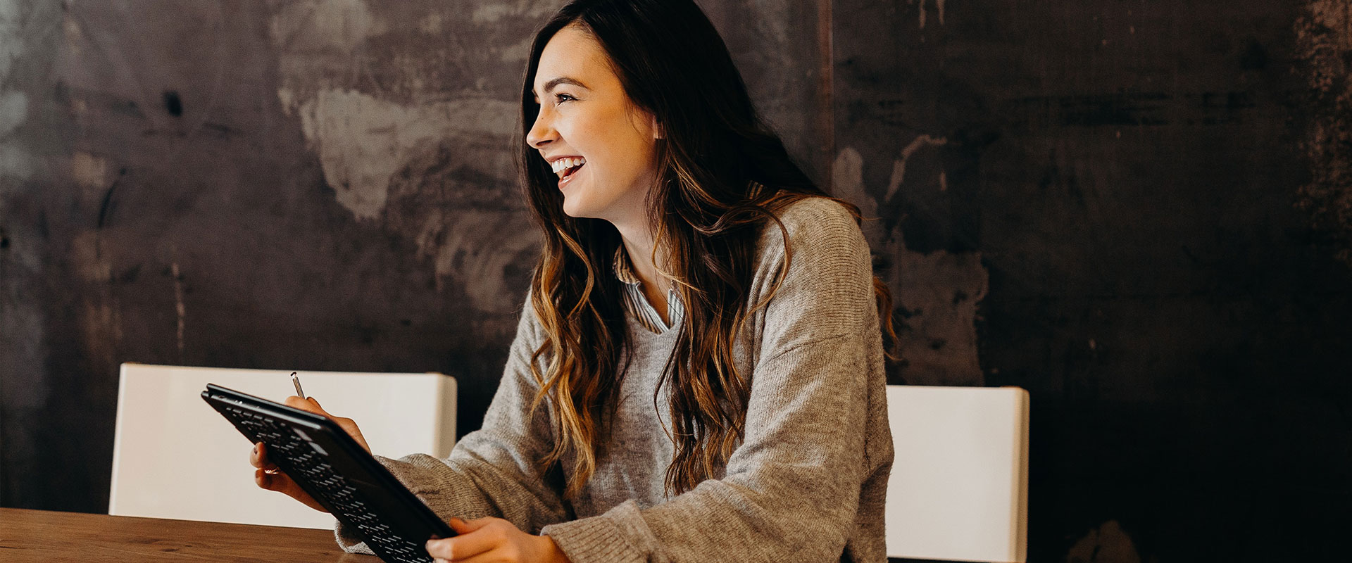 Woman Laughing